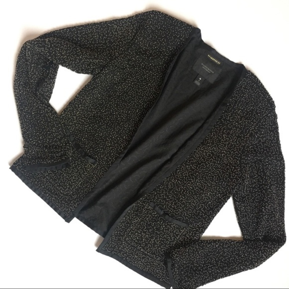 scotch & soda gold beaded jacket